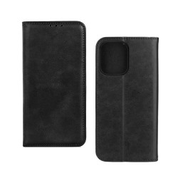 Capa Flip de Couro com Bolso Interno para Xiaomi Redmi 12 Preto Capa Flip de Couro com Bolso Interno para Xiaomi Redmi 12 Preto